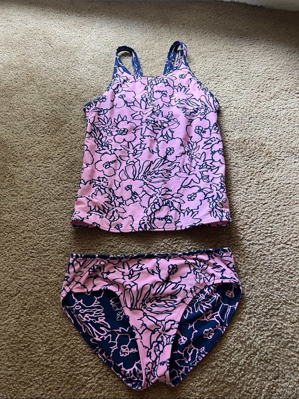 Athleta Girl Tankini Swim Set